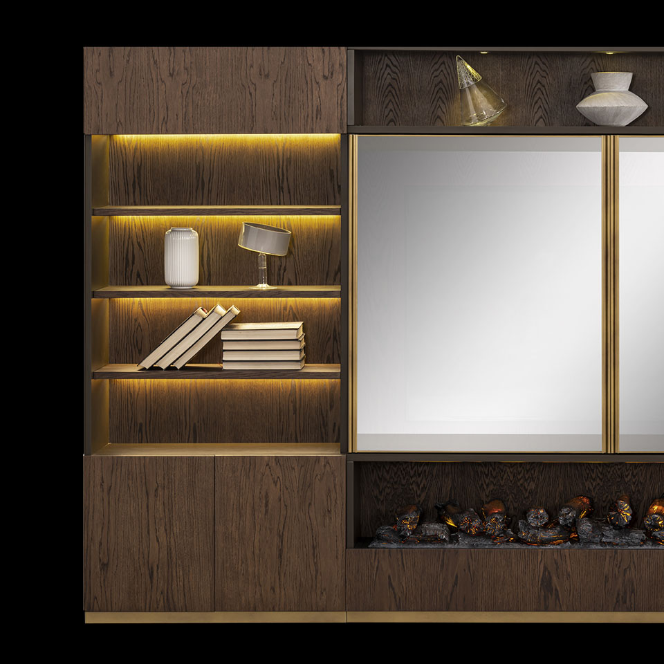 Antik Walnut Tv Image