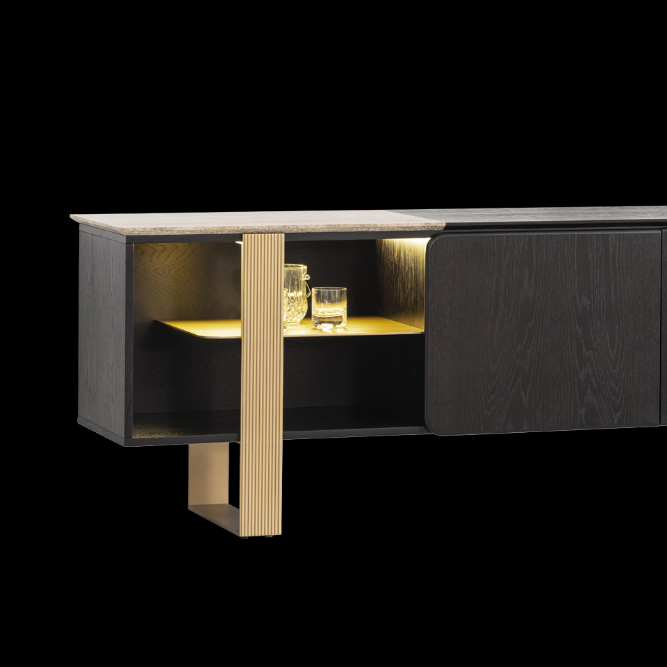 Antik Black Console Image